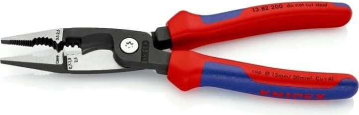 Клещи электромонтажные KNIPEX 1382200SB 200 мм [KN-1382200SB]