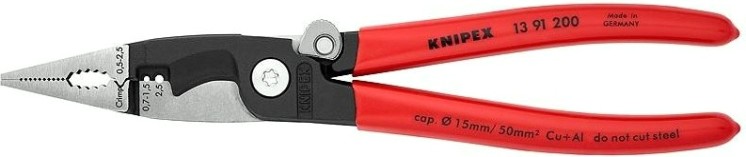 Клещи электромонтажные KNIPEX 1391200SB 200 мм [KN-1391200SB]