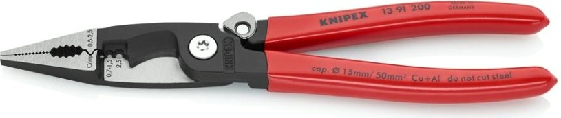 Клещи электромонтажные KNIPEX 1391200SB 200 мм [KN-1391200SB]