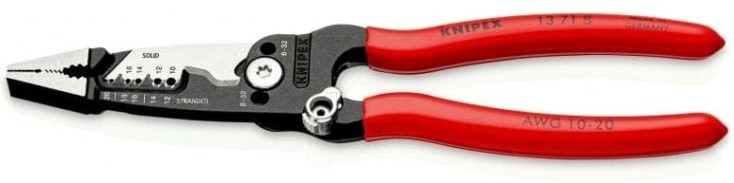 Клещи электромонтажные KNIPEX KN-13718 7-в-1