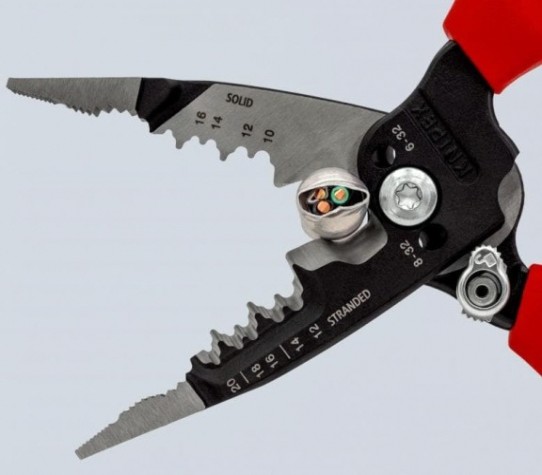 Клещи электромонтажные KNIPEX KN-13728 7-в-1