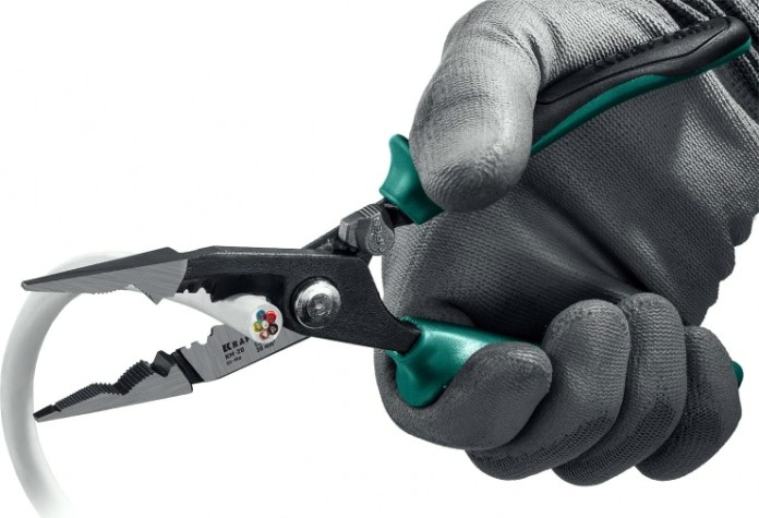 Клещи электромонтажные KRAFTOOL KM-20 многофункциональные [23336-20]