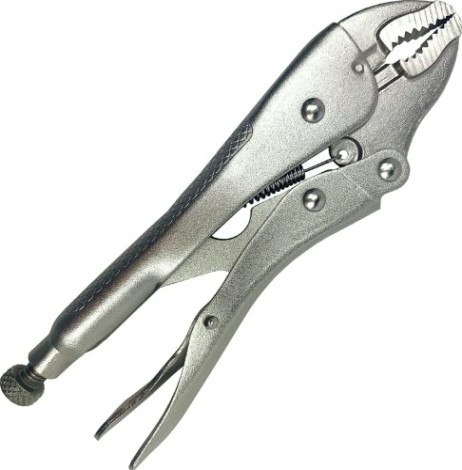 Клещи фиксирующие WORKPRO WP231058 с изогнутыми зажимами 180мм Клещи фиксирующие WORKPRO WP231058 с изогнутыми зажимами 180мм