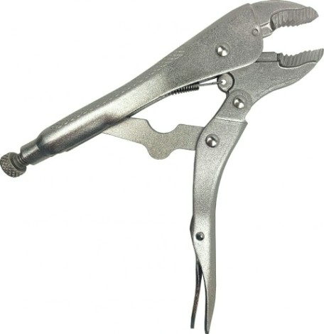Клещи фиксирующие WORKPRO WP231058 с изогнутыми зажимами 180мм Клещи фиксирующие WORKPRO WP231058 с изогнутыми зажимами 180мм