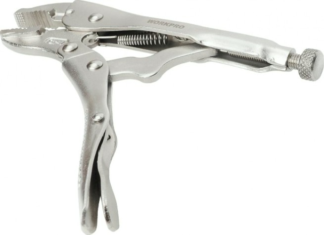 Клещи фиксирующие WORKPRO WP231059 с изогнутыми зажимами 250мм Клещи фиксирующие WORKPRO WP231059 с изогнутыми зажимами 250мм