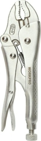 Клещи фиксирующие WORKPRO WP231060 с изогнутыми зажимами 300мм
