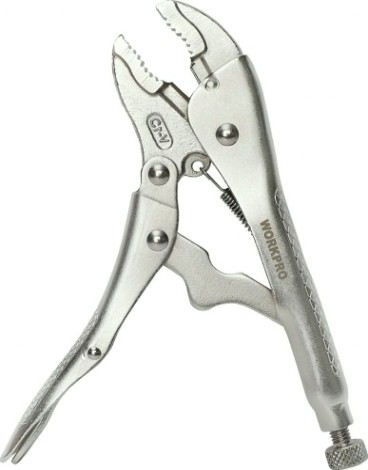 Клещи фиксирующие WORKPRO WP231060 с изогнутыми зажимами 300мм Клещи фиксирующие WORKPRO WP231060 с изогнутыми зажимами 300мм