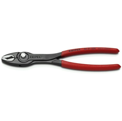 Клещи KNIPEX KN-8201200SB TwinGrip с фронтальным и боковым захватами