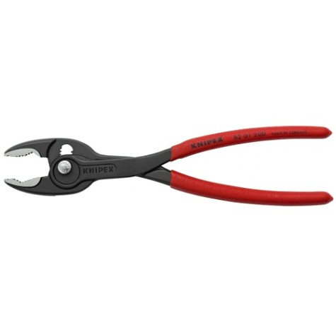 Клещи KNIPEX KN-8201200SB TwinGrip с фронтальным и боковым захватами