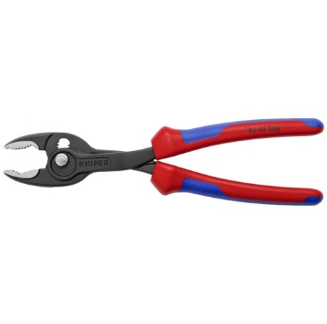 Клещи KNIPEX KN-8202200SB TwinGrip с фронтальным и боковым захватами