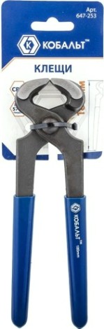 Клещи Кобальт 647-253 слесарные 180 мм, cr-v