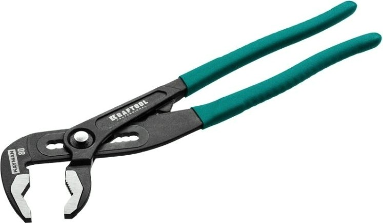 Клещи KRAFTOOL "KAYMAN" переставные быстрая регулировка, cr-v, max захват [22353-30]