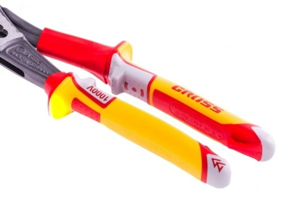 Клещи переставные диэлектрические GROSS 15725 рукоятки до 1000B, 240 мм Клещи переставные диэлектрические GROSS 15725 рукоятки до 1000B, 240 мм