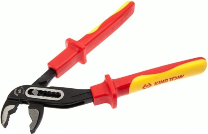 Клещи переставные диэлектрические KING TONY 6516-10A 250 мм Клещи переставные диэлектрические KING TONY 6516-10A 250 мм
