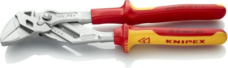 Клещи переставные диэлектрические KNIPEX 8606250SB 1000 V, 250 мм [KN-8606250SB]