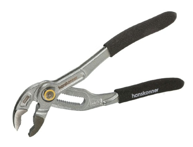 Клещи переставные HANSKONNER HK1020-06-A175 175мм, CrV кнопочный шарнир, раскр. губ. 50мм(>62%