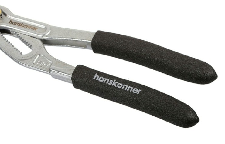 Клещи переставные HANSKONNER HK1020-06-A175 175мм, CrV кнопочный шарнир, раскр. губ. 50мм(>62%
