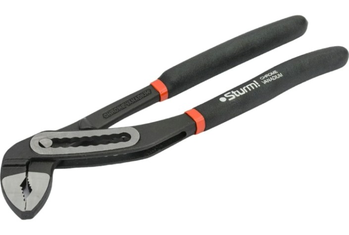 Клещи переставные HANSKONNER HK1020-06-A250 250мм, CrV кнопочный шарнир, раскр. губ. 50мм(>43%