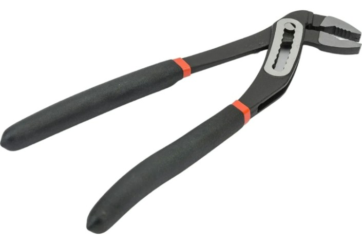 Клещи переставные HANSKONNER HK1020-06-A250 250мм, CrV кнопочный шарнир, раскр. губ. 50мм(>43%