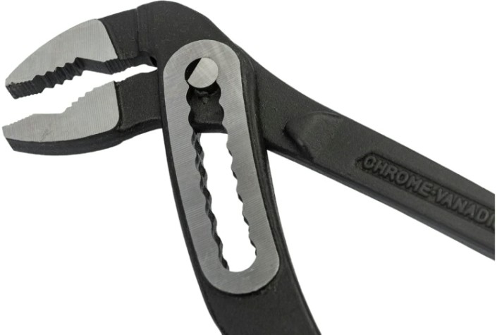 Клещи переставные HANSKONNER HK1020-06-A250 250мм, CrV кнопочный шарнир, раскр. губ. 50мм(>43%