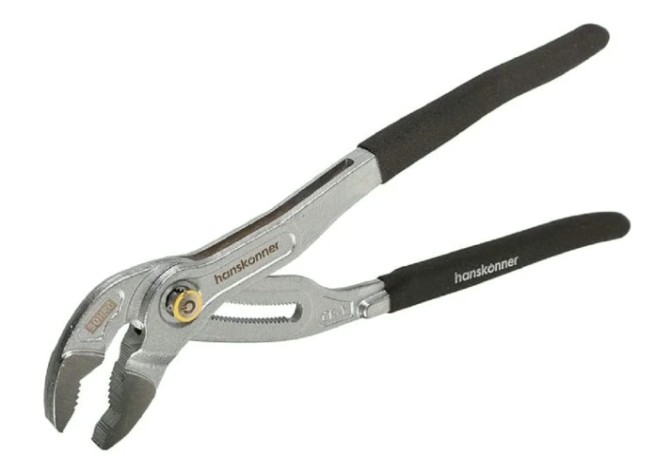 Клещи переставные HANSKONNER HK1020-06-A300 300мм, CrV кнопочный шарнир, раскр. губ. 70мм(>75%