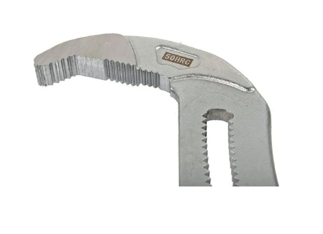 Клещи переставные HANSKONNER HK1020-06-A400 400мм,crv,кнопочный шарнир, раскр. губ. 90мм(>13%)