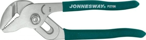 Клещи переставные JONNESWAY P2706 с трубным захватом, 160 мм [048298]