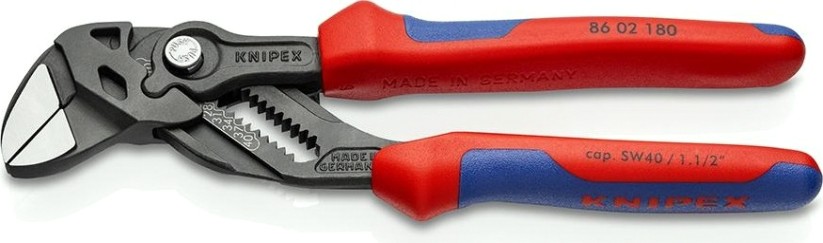 Клещи переставные KNIPEX 8602180SB 180 мм [KN-8602180SB]