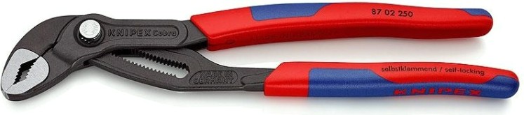 Клещи переставные KNIPEX "COBRA" 8702250SB 250 мм [KN-8702250SB]