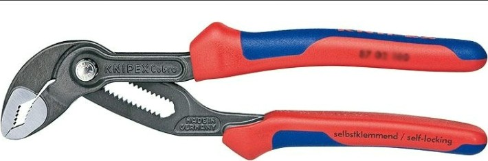 Клещи переставные KNIPEX "COBRA" 8703180 180 мм [KN-8703180]