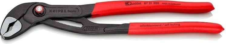 Клещи переставные KNIPEX "COBRA" 8721300SB 300 мм [KN-8721300SB]