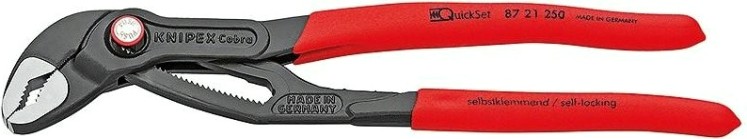 Клещи переставные KNIPEX "COBRA" QuickSet 8721250 250 мм [KN-8721250]