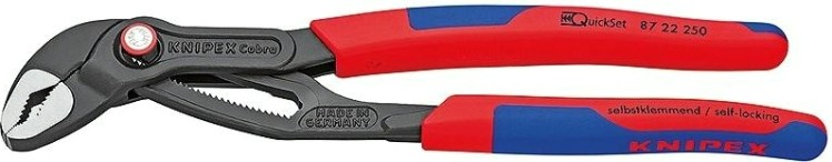 Клещи переставные KNIPEX "COBRA QuickSet" 8722250 250 мм [KN-8722250]