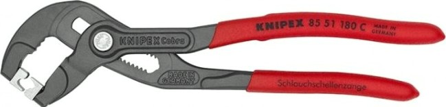 Клещи переставные KNIPEX для пружинных хомутов 8551180CSB 180 мм [KN-8551180CSB]