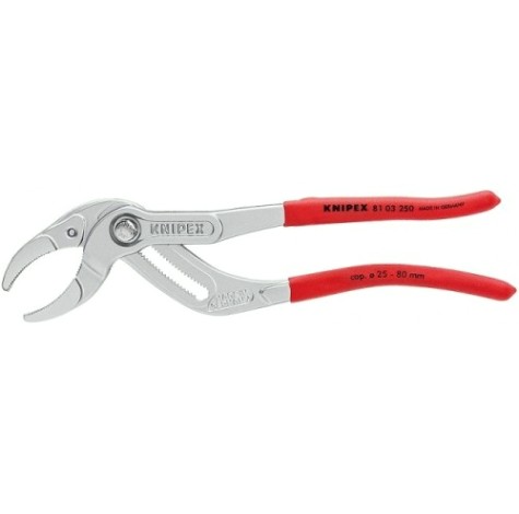 Клещи переставные KNIPEX KN-8103250SB трубные, зев 25-80 мм Клещи переставные KNIPEX KN-8103250SB трубные, зев 25-80 мм