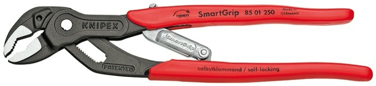 Клещи переставные KNIPEX KN-8501250SB SmartGrip с автоустановкой Клещи переставные KNIPEX KN-8501250SB SmartGrip с автоустановкой