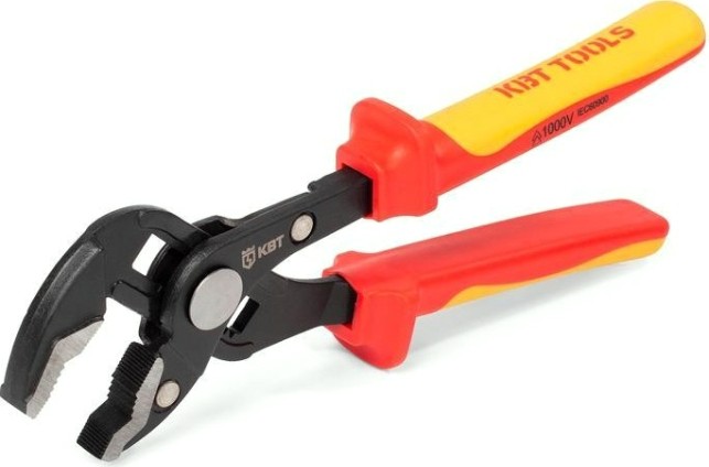 Клещи переставные КВТ автоматические диэлектрические "профи" 250 мм [82598]