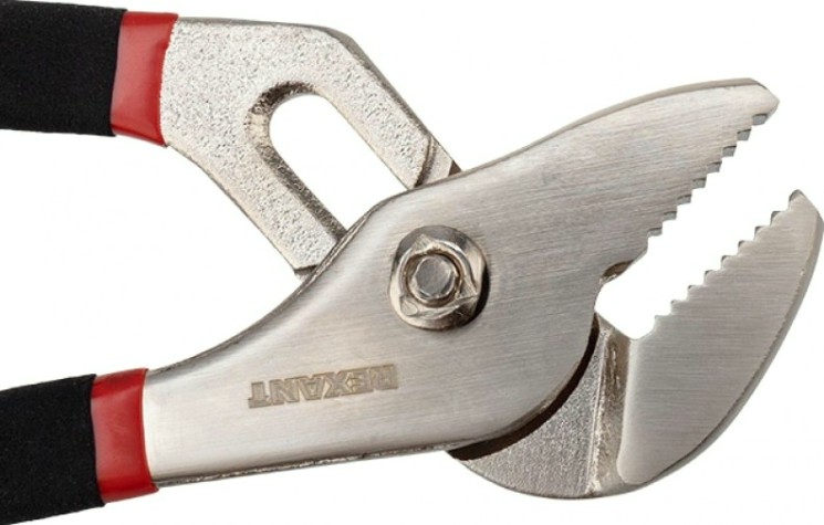 Клещи переставные REXANT 12-4634 200 мм никелированные, обливные рукоятки Клещи переставные REXANT 12-4634 200 мм никелированные, обливные рукоятки