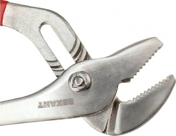 Клещи переставные REXANT 12-4636 300 мм никелированные, обливные рукоятки