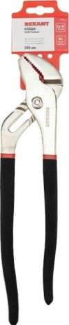 Клещи переставные REXANT 12-4636 300 мм никелированные, обливные рукоятки