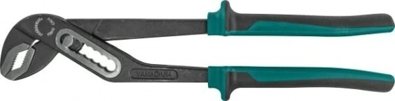 Клещи переставные с трубным захватом JONNESWAY P28112 двухкомпонентные рукоятки, 300 мм [049408]