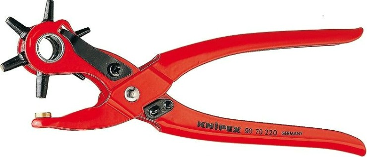 Клещи просечные с револьверной головкой KNIPEX 9070220 [KN-9070220]