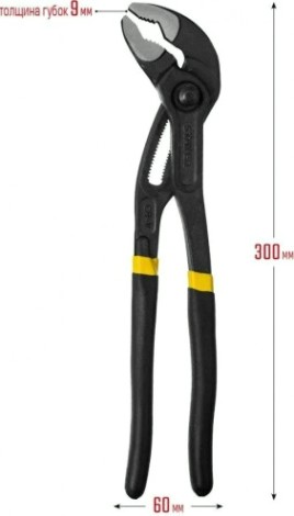 Клещи STAYER OMEGA переставные c быстрой регулировкой, cr-v, тип "к", [2240_z02]