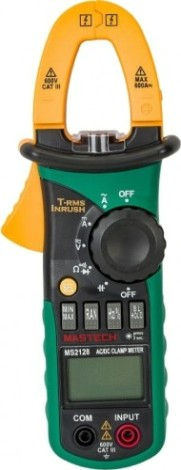 Клещи токоизмерительные MASTECH MS2128 + постоянный ток + t-rms [13-1317]