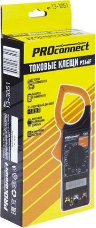 Клещи токоизмерительные Proconnect P266F токовые [13-3051]