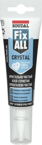 Клей-герметик SOUDAL FIX ALL CRYSTAL прозрачный (туба 125 мл) 134138 [134138]