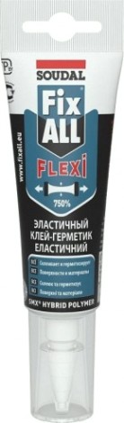 Клей-герметик SOUDAL FIX ALL FLEXI белый (туба 125 мл) 134136 [134136]