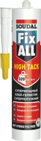 Клей-герметик SOUDAL FIX ALL HIGHT TACK белый 119129 [119129]