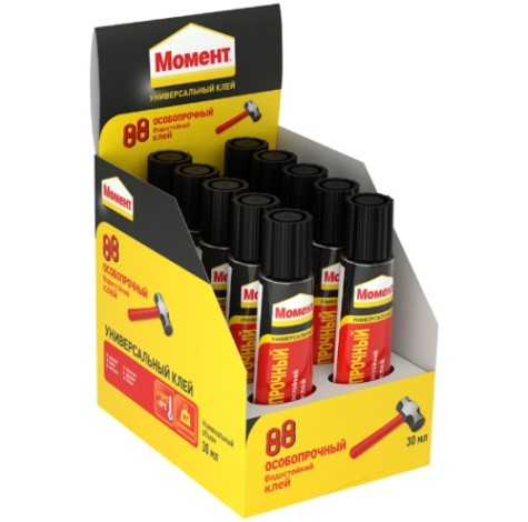 Клей МОМЕНТ 88 Особопрочный, водостойкий (туба 30 мл) 1139012