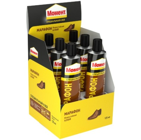 Клей МОМЕНТ МАРАФОН обувной (туба 125 мл.) 1027577 [Б0023048]